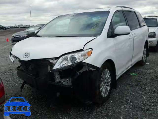 2014 TOYOTA SIENNA XLE 5TDYK3DC0ES487272 image 1