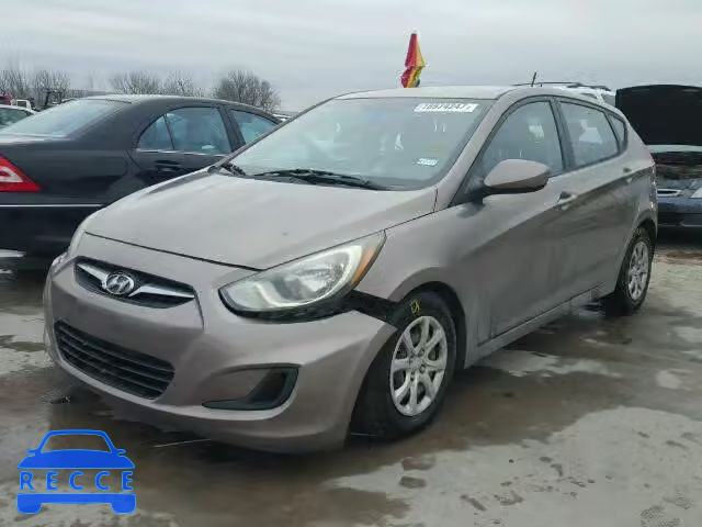 2013 HYUNDAI ACCENT KMHCT5AE0DU080874 зображення 1