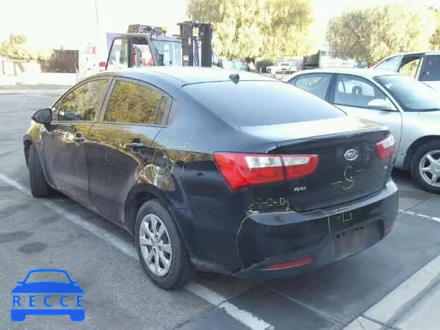 2012 KIA RIO LX KNADM4A3XC6072506 image 2