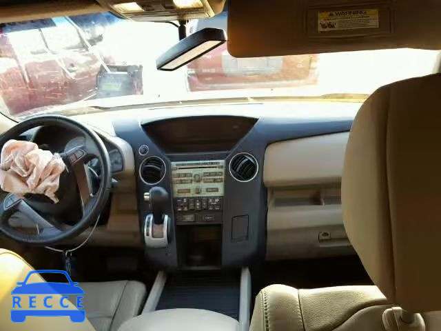2009 HONDA PILOT EXL 5FNYF38539B000916 image 9