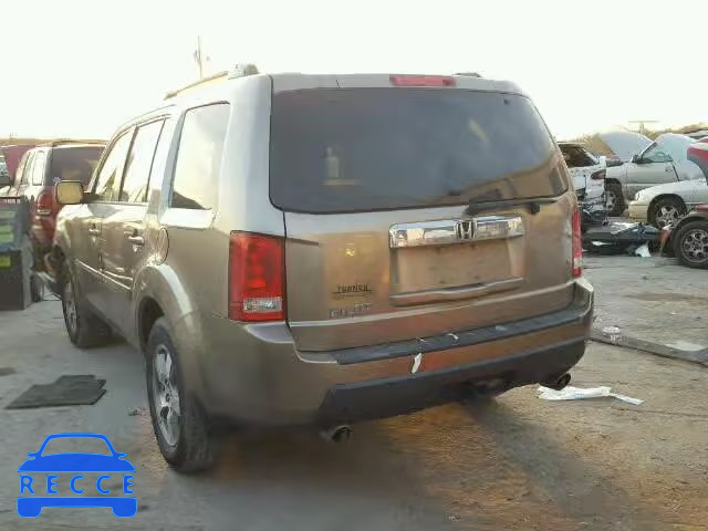 2009 HONDA PILOT EXL 5FNYF38539B000916 image 2