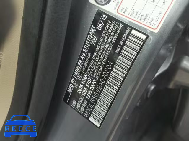 2014 MERCEDES-BENZ CLS550 4MA WDDLJ9BB9EA090804 image 9