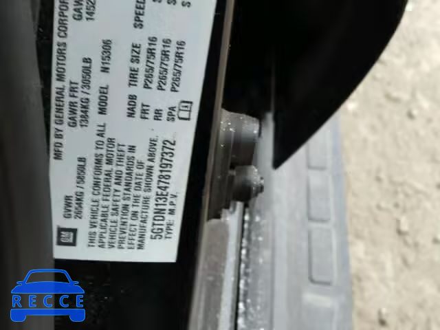 2007 HUMMER H3 SUV 5GTDN13E478197372 image 9