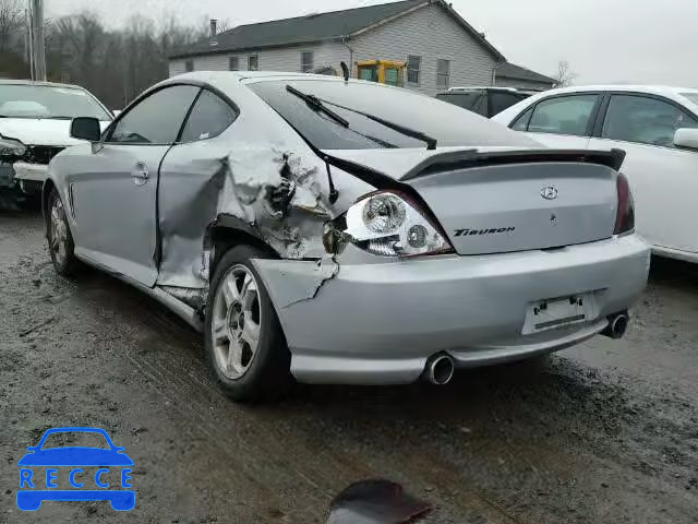 2003 HYUNDAI TIBURON KMHHM65D43U100388 image 2