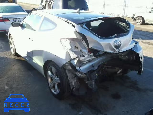 2015 HYUNDAI VELOSTER KMHTC6ADXFU228559 image 2