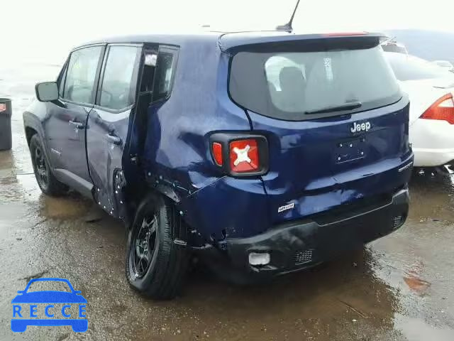 2016 JEEP RENEGADE S ZACCJAAT2GPD09790 image 2