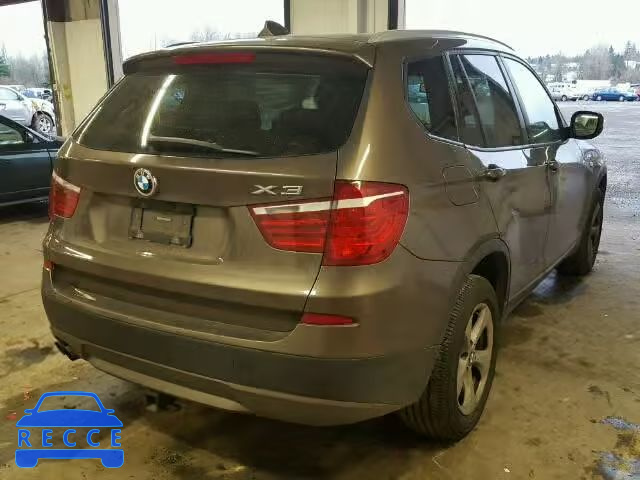 2011 BMW X3 XDRIVE2 5UXWX5C53BL706678 Bild 3