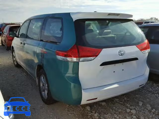 2013 TOYOTA SIENNA 5TDZK3DC2DS321032 image 2