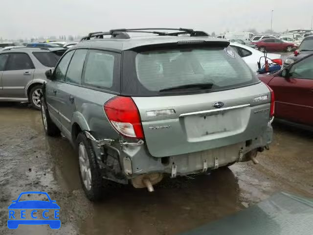 2009 SUBARU OUTBACK 2. 4S4BP61C797322733 image 2