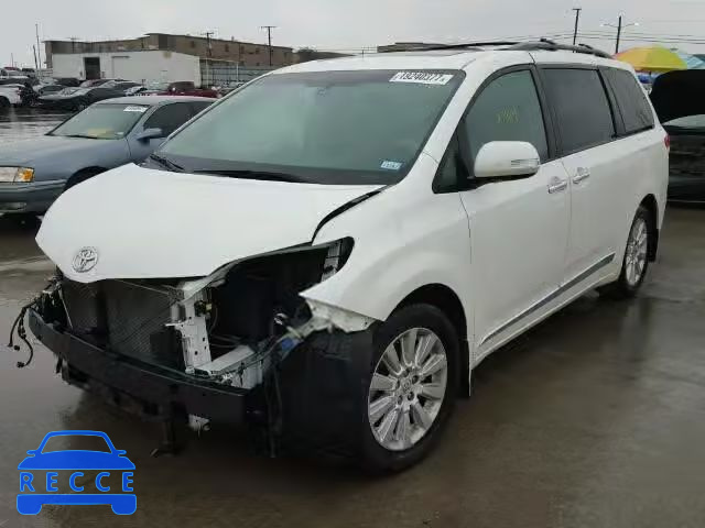 2014 TOYOTA SIENNA XLE 5TDYK3DC3ES512584 image 1