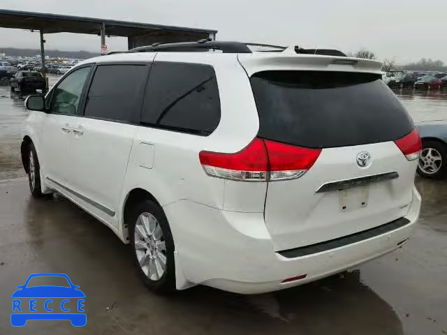 2014 TOYOTA SIENNA XLE 5TDYK3DC3ES512584 image 2