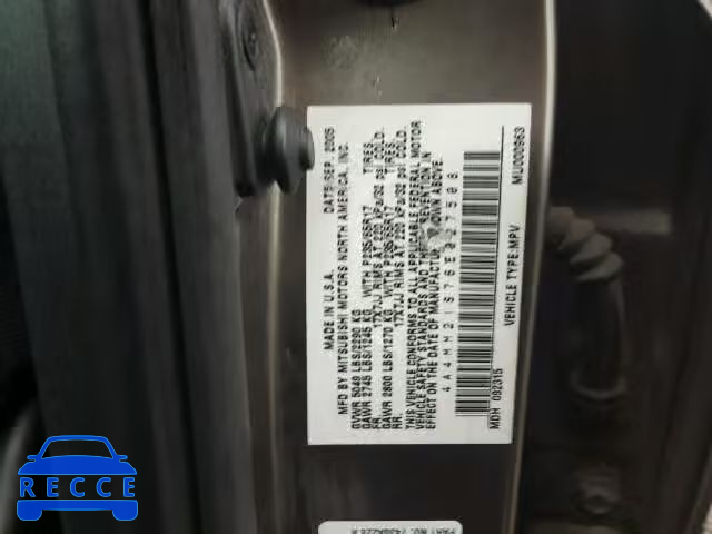 2006 MITSUBISHI ENDEAVOR L 4A4MM21S76E027508 image 9