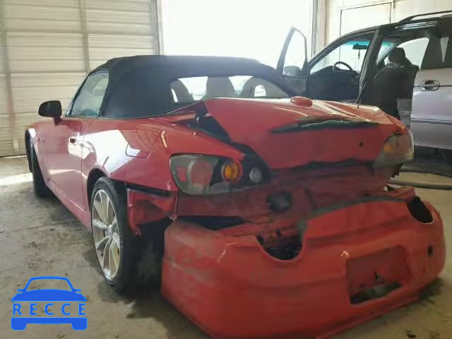 2006 HONDA S2000 JHMAP21476S001557 image 2