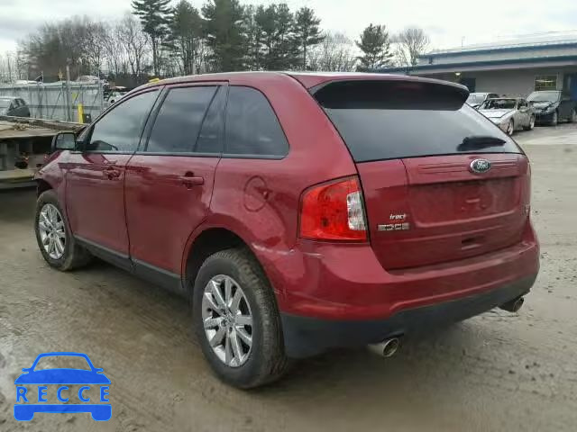 2013 FORD EDGE SEL A 2FMDK4JCXDBB89008 зображення 2