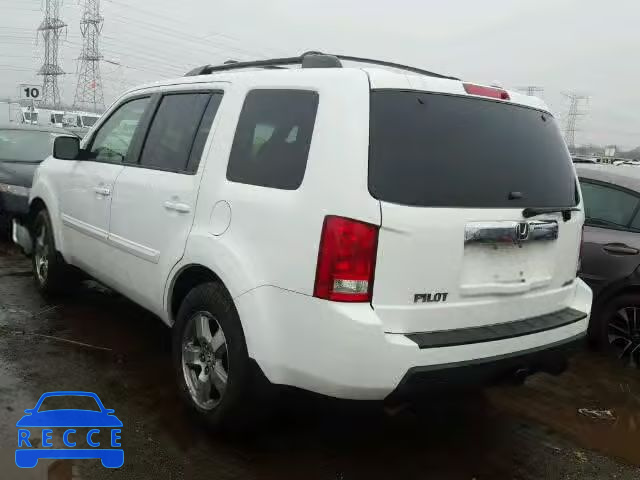 2009 HONDA PILOT EXL 5FNYF48629B018709 image 2