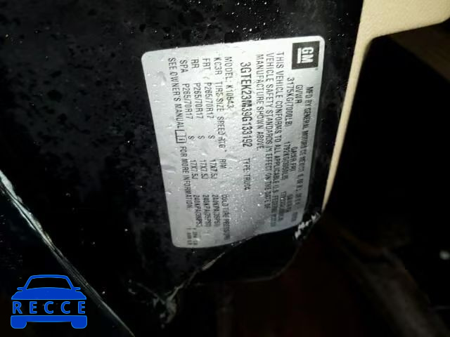 2009 GMC SIERRA K15 3GTEK23M39G133192 image 9
