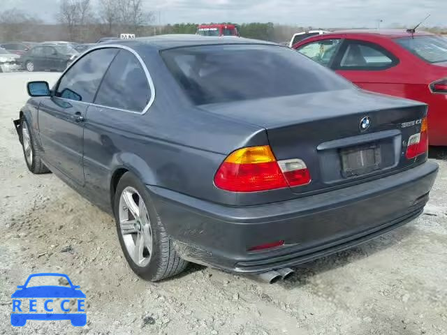 2003 BMW 325CI WBABN334X3PG62058 image 2