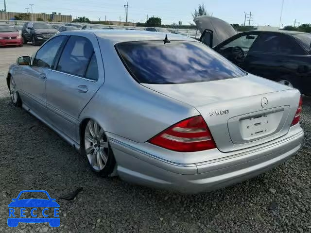 2002 MERCEDES-BENZ S430 WDBNG70J12A308132 зображення 2