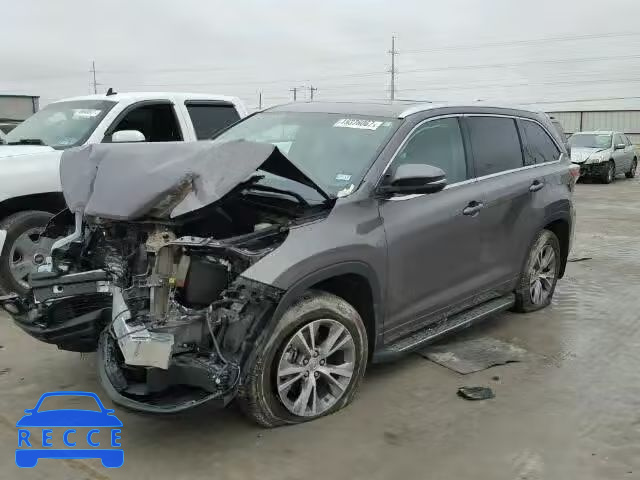 2014 TOYOTA HIGHLANDER 5TDKKRFH0ES034996 Bild 1