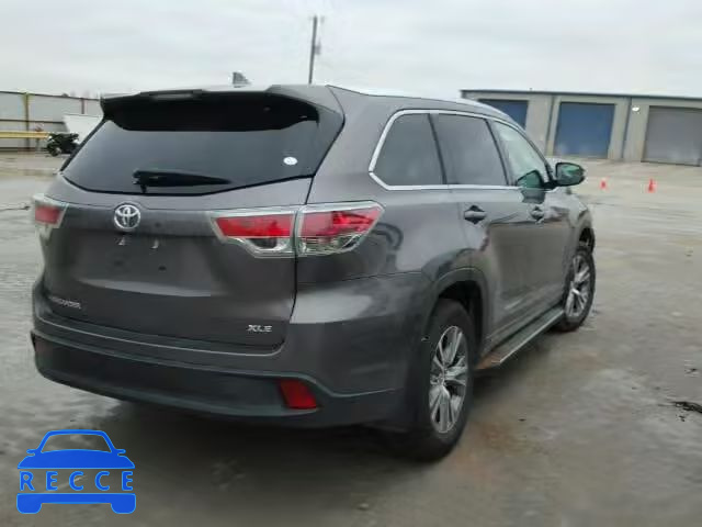 2014 TOYOTA HIGHLANDER 5TDKKRFH0ES034996 Bild 3