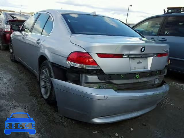 2003 BMW 745I WBAGL63443DP62975 image 2