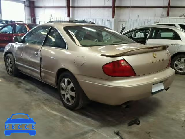 2001 ACURA 3.2 CL 19UYA42451A017834 image 2