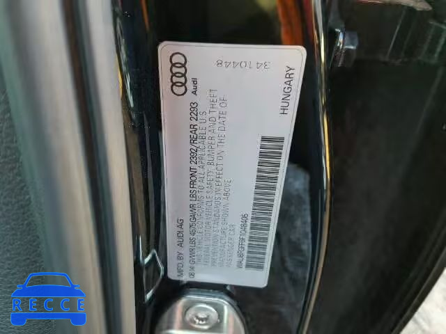 2015 AUDI S3 PREMIUM WAUBFGFF6F1048405 image 9
