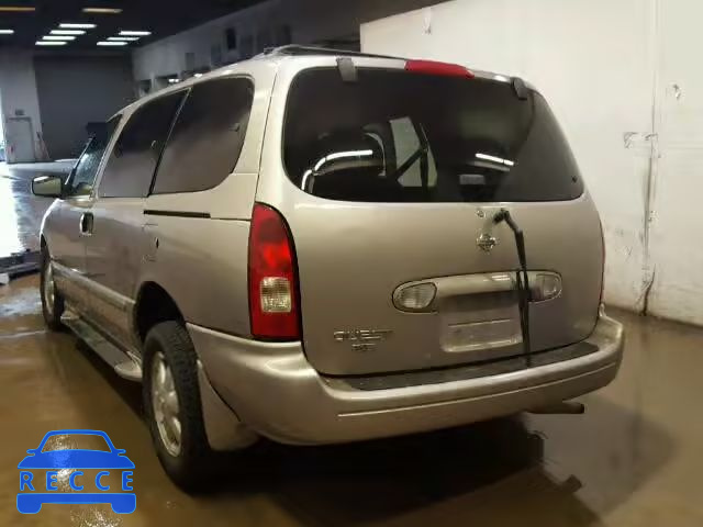 2001 NISSAN QUEST SE 4N2ZN16T41D825367 image 2