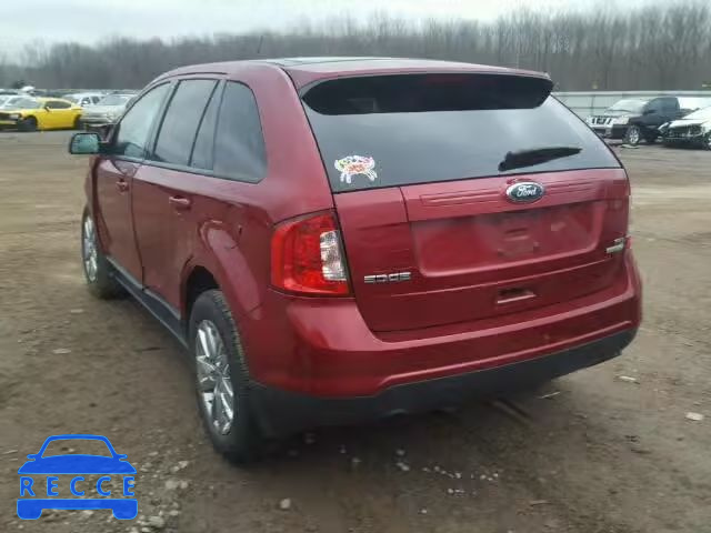 2013 FORD EDGE SEL 2FMDK3J99DBC77448 image 2