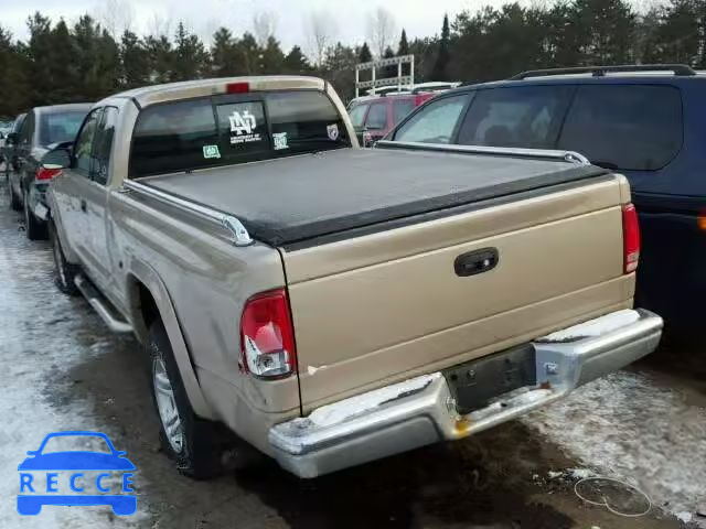 2002 DODGE DAKOTA SLT 1B7GG42X52S605652 image 2