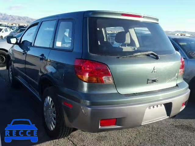 2004 MITSUBISHI OUTLANDER JA4LX31F44U053113 зображення 2