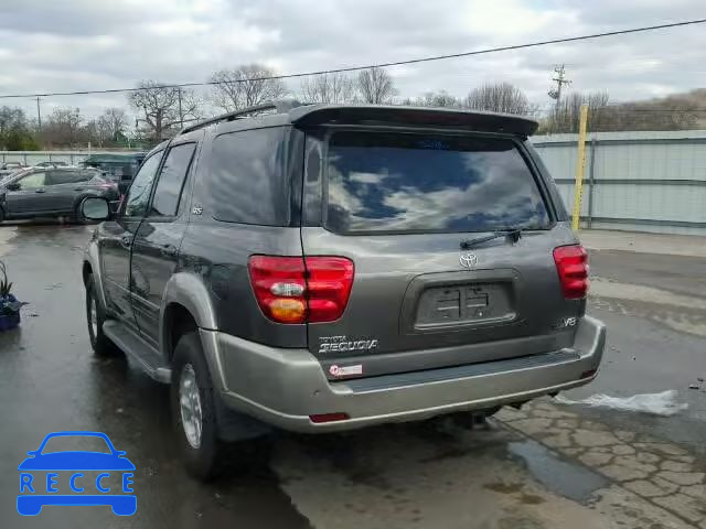 2003 TOYOTA SEQUOIA SR 5TDZT34A63S187359 зображення 2