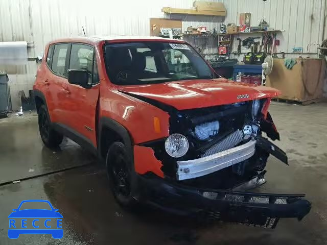 2016 JEEP RENEGADE S ZACCJBAT5GPC86379 зображення 0