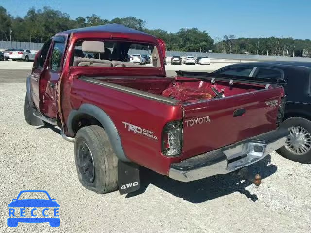 2001 TOYOTA TACOMA DOU 5TEHN72N81Z759437 image 2