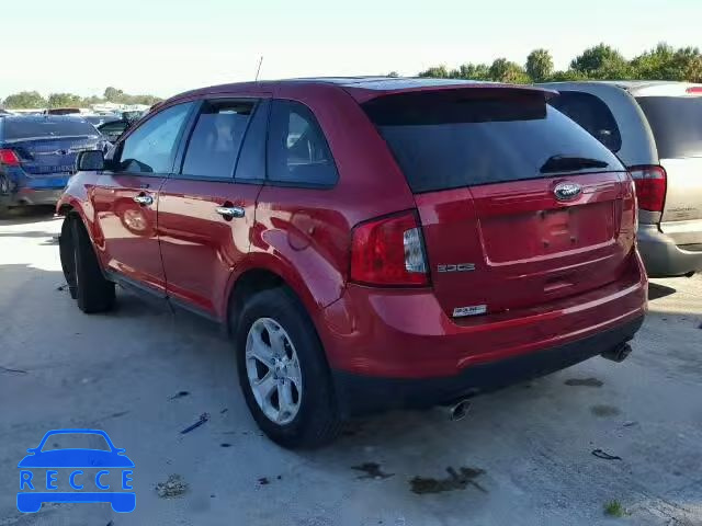 2011 FORD EDGE SEL 2FMDK3JCXBBB37448 image 2