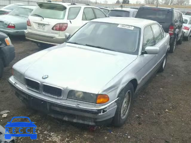 1998 BMW 750IL WBAGK2325WDH68849 image 1