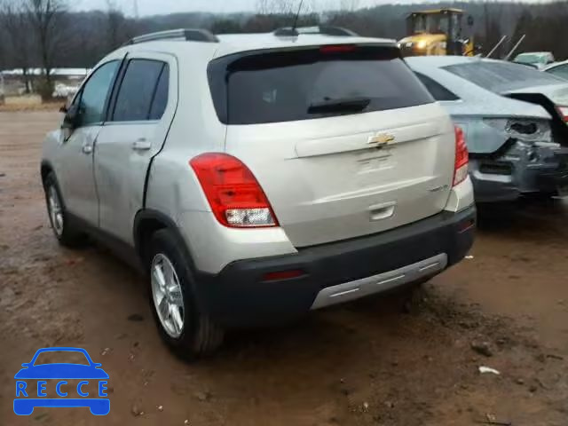 2016 CHEVROLET TRAX 1LT 3GNCJLSB2GL158693 зображення 2