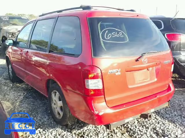 2001 MAZDA MPV WAGON JM3LW28Y710211562 image 2