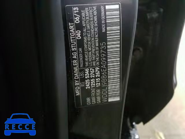 2014 MERCEDES-BENZ CLS550 4MA WDDLJ9BB6EA099735 image 9