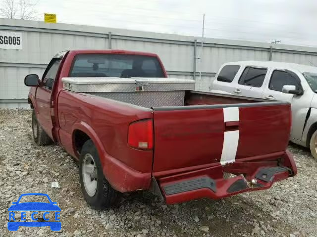 1997 CHEVROLET S10 1GCCS14X8VK220454 image 2