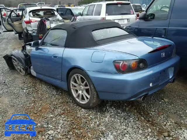 2005 HONDA S2000 JHMAP21415S007563 image 2