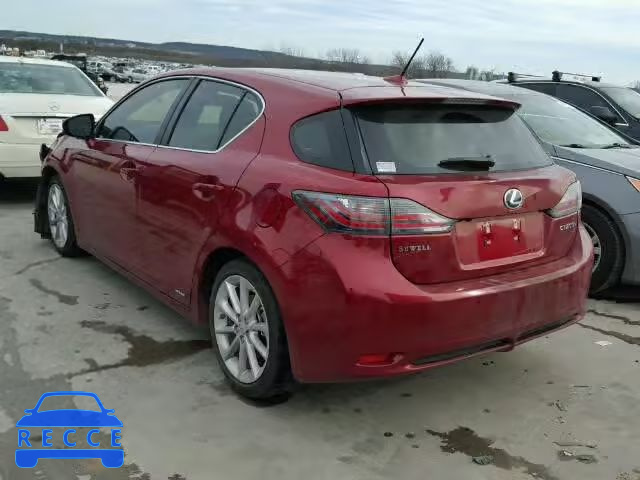 2013 LEXUS CT200H JTHKD5BH0D2157520 зображення 2