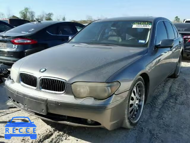 2004 BMW 745I WBAGL63464DP71579 зображення 1