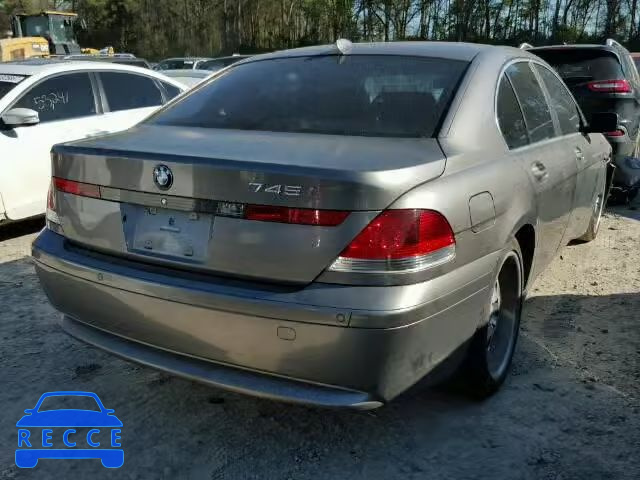 2004 BMW 745I WBAGL63464DP71579 зображення 3