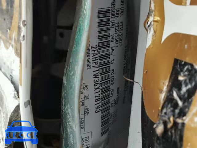 2006 FORD CROWN VIC 2FAHP71W36X128193 image 9