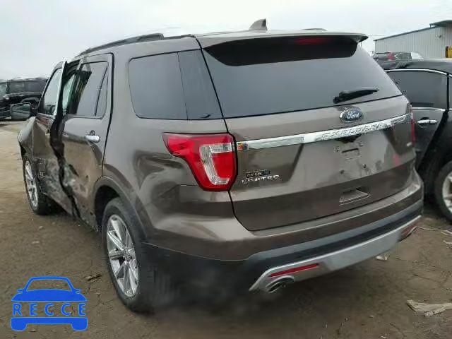 2016 FORD EXPLORER L 1FM5K8F84GGA17313 image 2