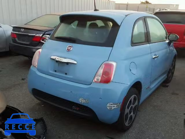 2015 FIAT 500 ELECTR 3C3CFFGE6FT677893 зображення 3