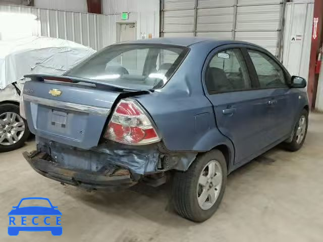 2007 CHEVROLET AVEO LT KL1TG56637B058689 зображення 3