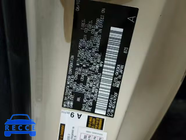 2010 TOYOTA FJ CRUISER JTEBU4BF2AK091263 image 9