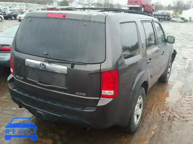 2014 HONDA PILOT LX 5FNYF4H25EB026696 image 3